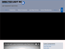 Tablet Screenshot of directedlight.com